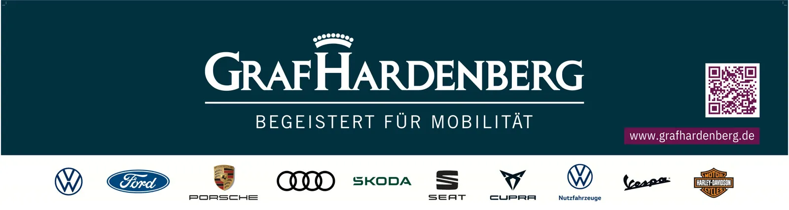 Werbebanner von Graf Hardenberg — Autohaus